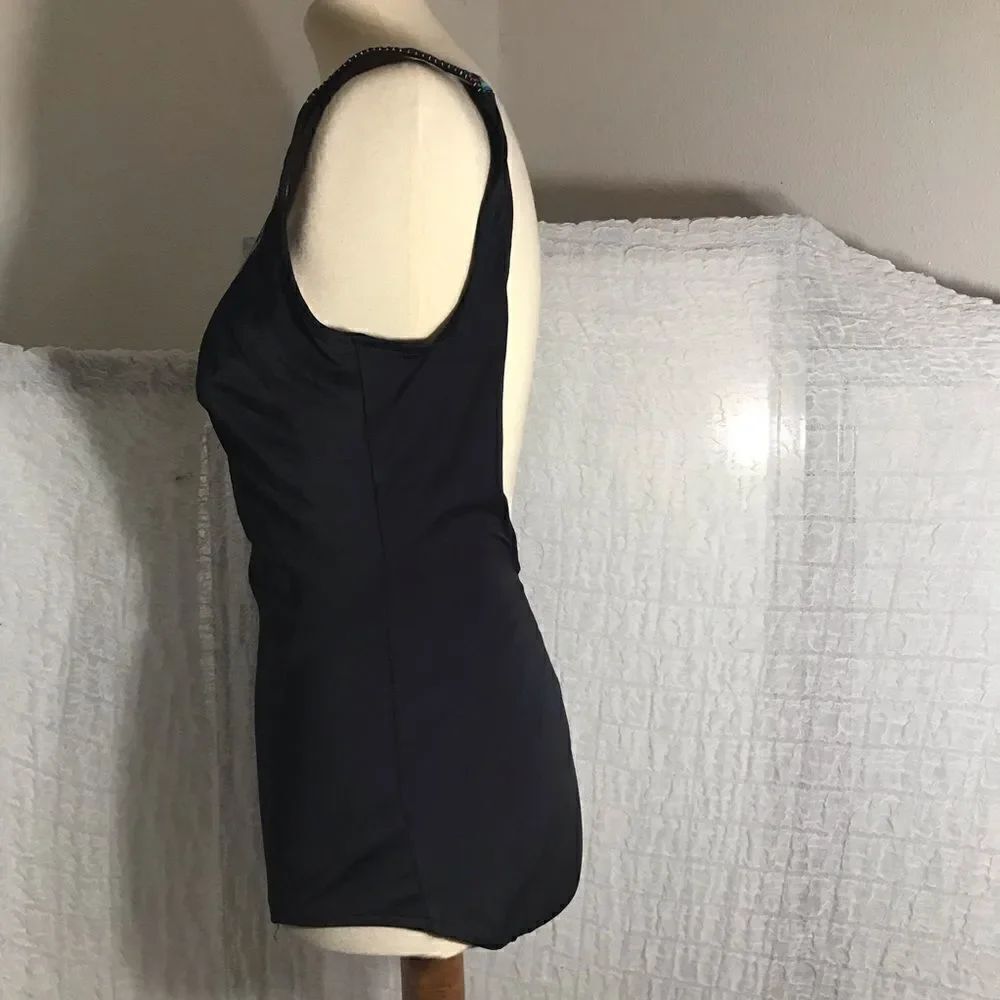 Cazimi Vtg Classics Black Swimsuit Size 36D - Picture 2 of 7